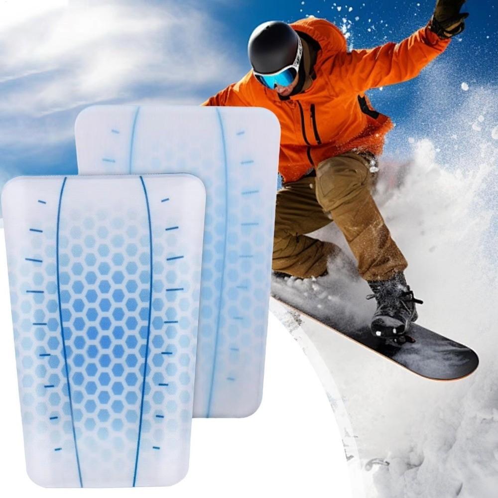 Soft Ski Shin Pads Flexible Tibia Protector Pads Skiing Equipment Gel Shin Guards Snowboarding