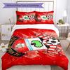 Fc Crest Design Printed Pattern Duvet Cover Set – includes 1 duvet cover and 2 matching pillowcases Bedroom decor Christmas gifts