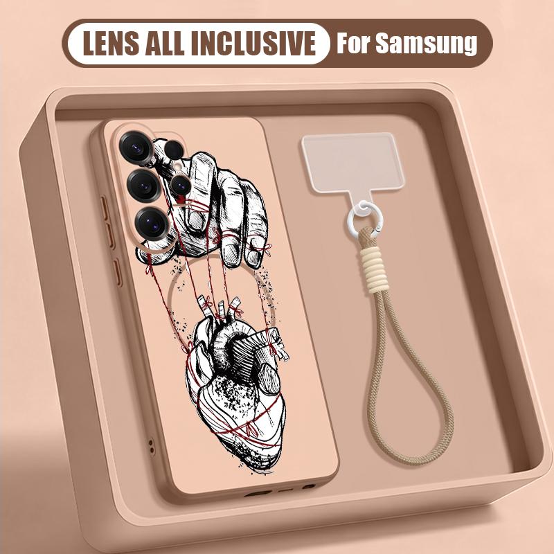 Чехол с принтом «Цветные блоки и точки» для Samsung S26 Ultra S25 FE S24 S24 Plus A57 A37 A17 A56 A36 A16 A55 A35 A15 A54 5G Гибридный Магнитный Матовый Чехол