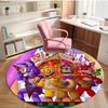 Five Nights at Freddy's Print Round Rug, Washable Floor Carpet, For Entryway Dorm Laundry Room Office Study, Home Decor Birthday Christmas Gift