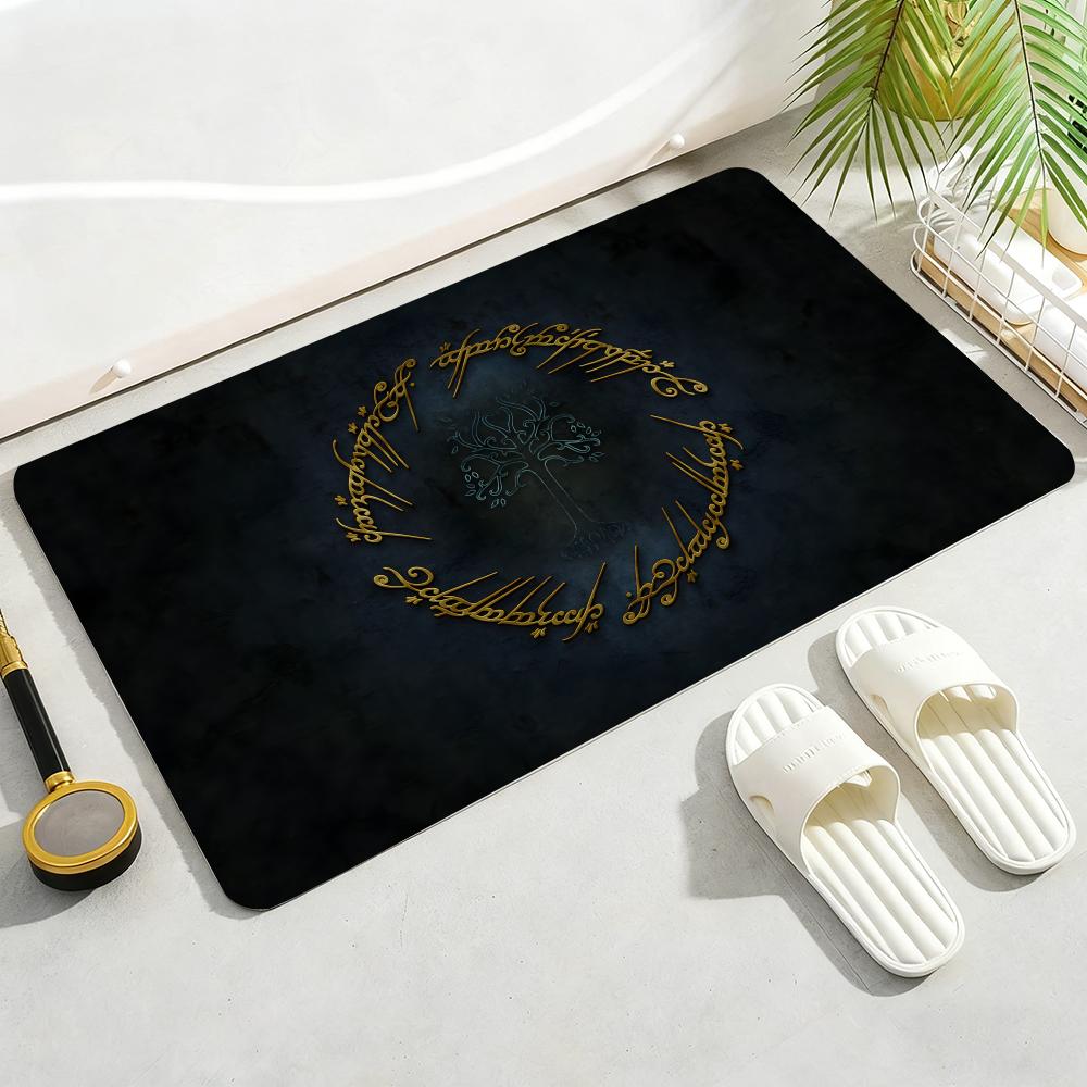 The Lord of the RingS Floor Mat Soft Thickened Non-Slip Door Mat for Living Room Home Decor Flannel Rugs