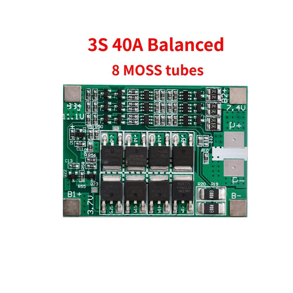 3S/4S BMS Balance 20A 30A 40A 60A 12V/24V Li-ion Lithium Battery Charger Protection Board 18650 BMS Equalizer Enhance/Balance