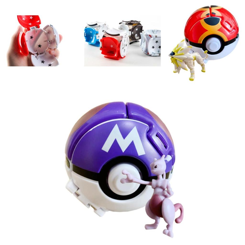 Покемон Покебол Фигурка Эльфа Модель Игрушка Пикачу Чармандер Литтен Рокрафф Игра Аниме Фигурка
