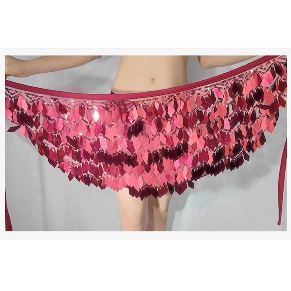 Lace-Up Design Belly Dance Skirt Wrap Style Performance Costume Skirt  Dance Performance
