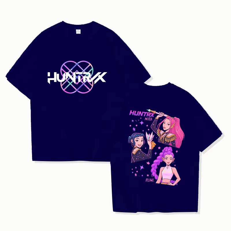 Men's and Women's Pure Cotton T-shirts of 2025, Kpop Hunter, Comfortable, Breathable, High-quality, A Must-have for The Festival