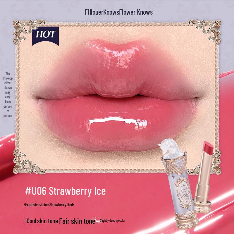 Блеск для губ Flower's Unicorn Glossy Lip Glaze - Водянистый, Увлажняющий и Образующий Пленку