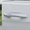 Для VW Golf 7 MK7 MK7.5 2014- Наклейка на автомобиль Carbon Chrome Black Silver Внешняя дверная ручка Молдинг Крышка Отделка Аксессуары