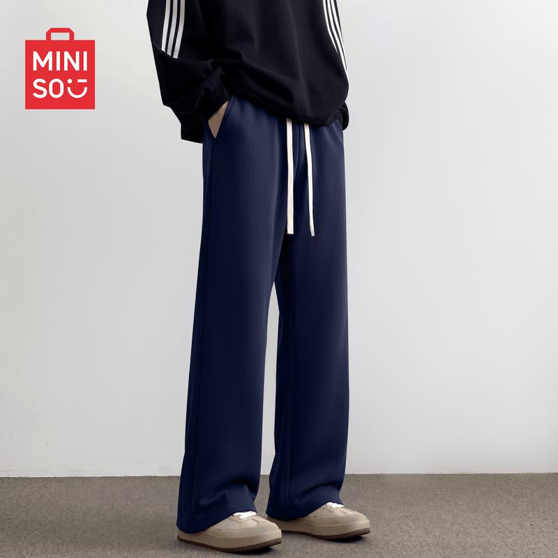 MINISO Мужские американские повседневные брюки прямого кроя в стиле Хай-стрит