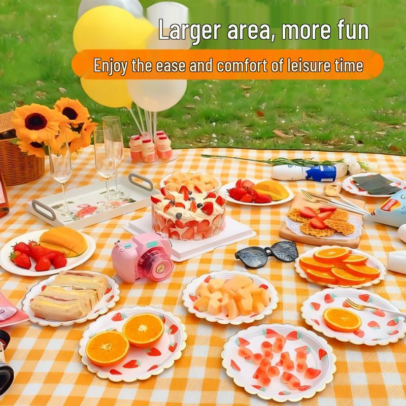 Водонепроницаемый коврик для пикника и кемпинга на открытом воздухе – Толстый, влагостойкий, портативный коврик для пляжной палатки