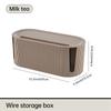 Nordic Plug Board Storage Box Cable Wire Organizer Case Socket Wireless WiFi Router Bracelet Desktop Data Line Plug Holder Shelf
