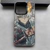 Чехол для телефона с аниме Хеллс Парадайз Jigokuraku Для iPhone 16 15 14 13 12 11 Pro Max Серый Черный Матовый Лазерный Металлик Аврора Funda