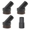 4pcs Durable Round Dust Brush & Hose Adapter for 1.25 Inch Cleaner Vacuum