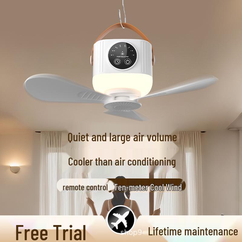 Rechargeable Remote Control Portable Fan for Dorms & Camping