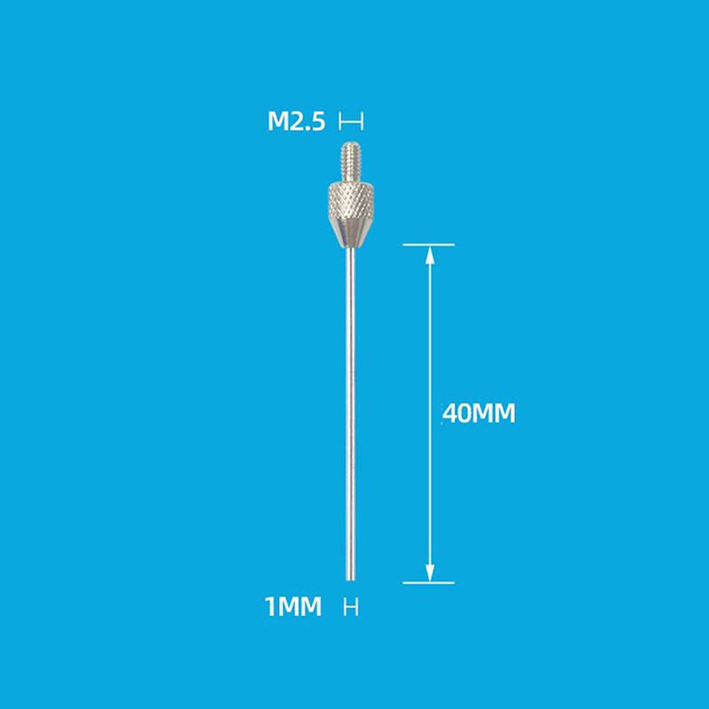 M2.5 Thread 1/1.5/2/3Mm Needle Diameter Dial Test Indicator Contact Point 10/20/30/40/50Mm Length Measuring Gauging Tools