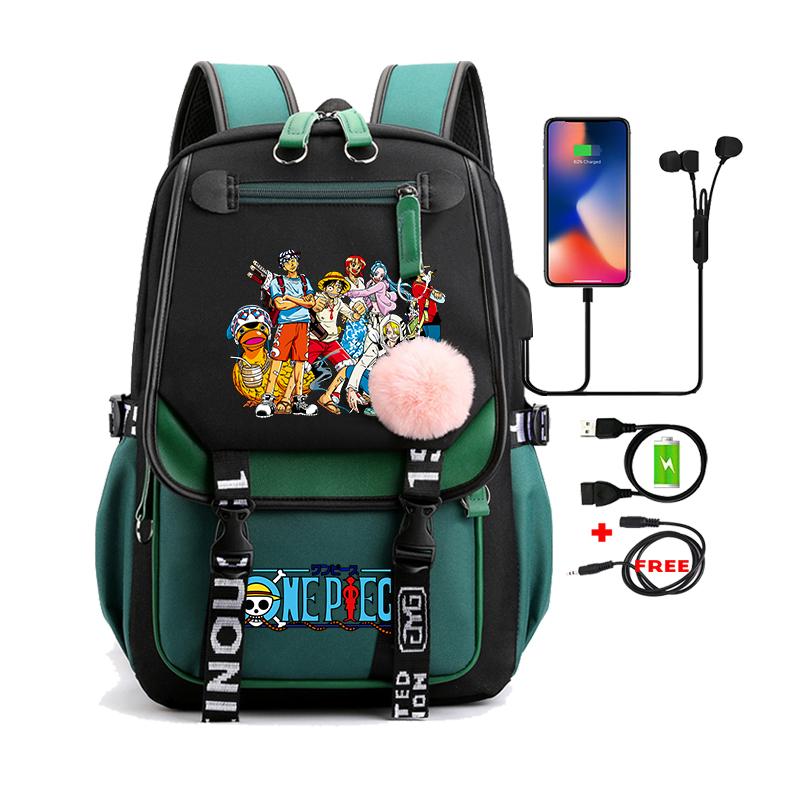 Цельный аниме Nezuko Kawaii, школьная сумка с героями мультфильмов для сумок, манга для путешествий, повседневные сумки для книг для девочек, рюкзак большой вместимости для взрослых