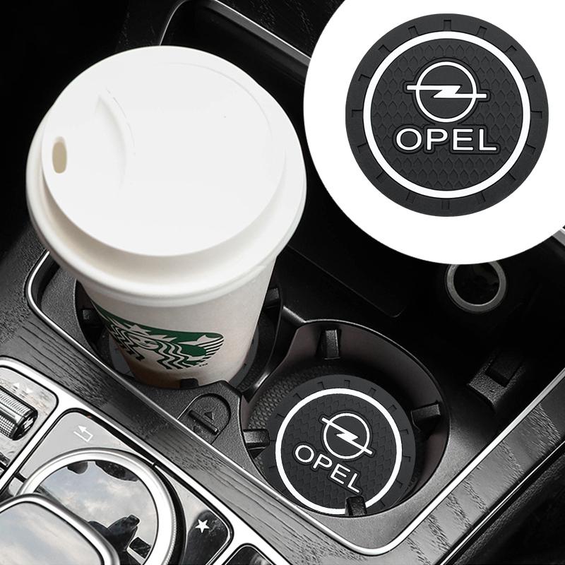 2pc Car Interior Water Cup Holder Anti Slip Pads Coasters For Opel Astra j g Insignia Corsa d Vectra c Zafira a Auto Gadgets