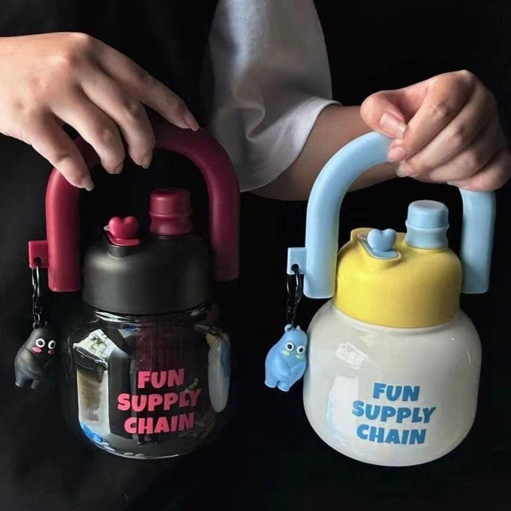 Кружка для сока и молока большой емкости 800 мл с подвеской, поильник, креативные бутылки для воды