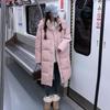 Autumn Winter Thicken Warm Parka Women Casual Sweety Solid Color Big Pocket Loose Long Hooded Coat Jackets Outwear