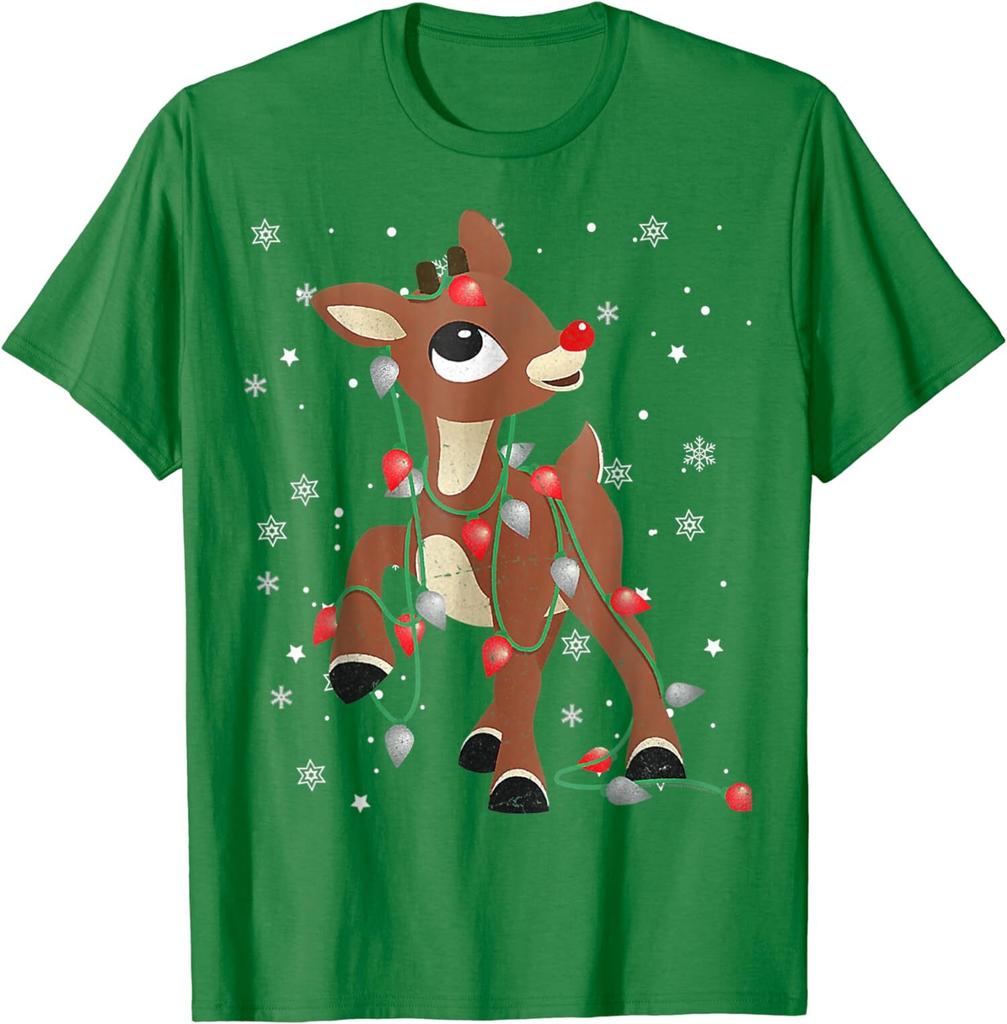 Rudolph The Red Nose Reindeer Christmas Fan Gift Unisex T-Shirt