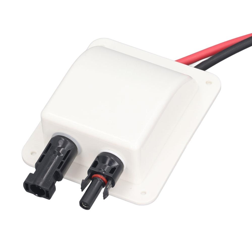 Durable 2m Extension Solar Cable Entry Gland Dual Cable Entry Various Uses Waterproof Housing Solar Junction Box Yacht Use