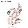 Enamel Snake With Wings Shape Brooch KitKat Design Gold Color Alloy Metal Brooches for Women Girls Hijab Pins
