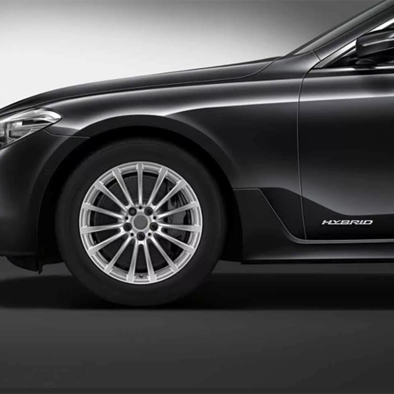 Metal Emblem Car Sticker Badge Decal Body Trunk Decor for Lexus Hybrid GS300 GS430 GS460 GX400 NX300 RX300 Chrome Silver