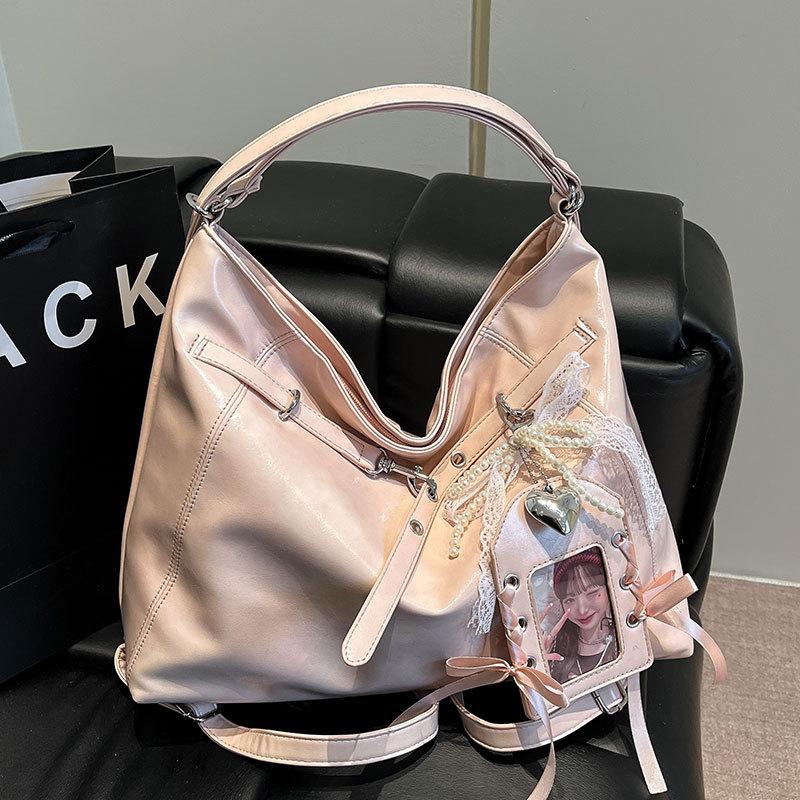 Повседневная большая вместительная сумка-тоут на одно плечо, универсальная для поездок на работу и различных способов ношения