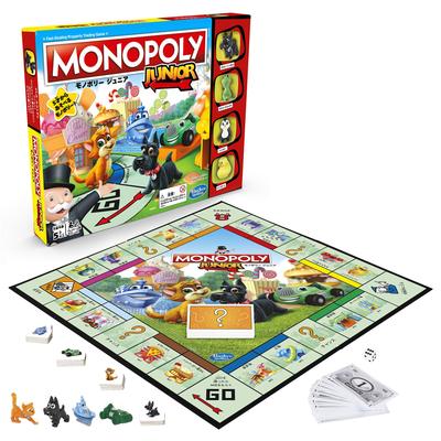 Hasbro Монополия Настольная игра Монополия для детей от 5 лет и детская игра в подарок на День Рождения Юниор, старше, игра/семейная 2-4 игрока, Детская