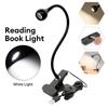 LED Desk Table Lamp USB Powered Eye Protection Computer Table Light 360 Folding Adjustable Clamp Night Light Indoor Lighting