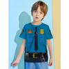 Police Equipment T-shirt for a Boy Child Tee Shirt Children Children's T-shirts Junior Summer Clothes Children's Boy's Clothing