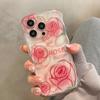 Ретро популярный чехол для телефона с цветком розы для Iphone 14 Pro Max 13 12 11, мягкий прозрачный противоударный защитный чехол