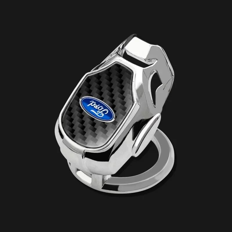 Car Sticker 2025 Hot New Car Accessories One-click Start Button Sticker Protection Cover Decals For Ford Ecosport Edge Figo Flex