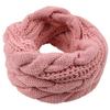 Thickened Wool Bib Neck Wraps Warm Scarves Retro Knitted Scarf  Women