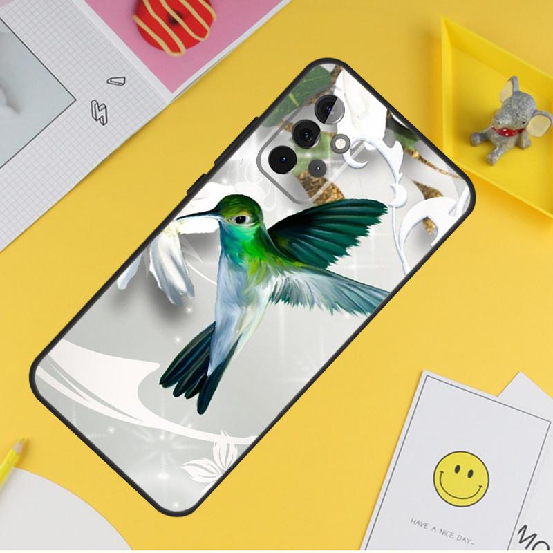 Чехол для телефона с изображением колибри для Samsung Galaxy A53 A33 A13 A12 A32 A52 A14 A34 A54 A15 A25 A35 A55 A71 A51