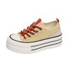 Women Canvas Casual Board Shoes Fashion Low Top Sport Sneakers Size 35-40 Comfortable Walking Travel Everyday Footwear