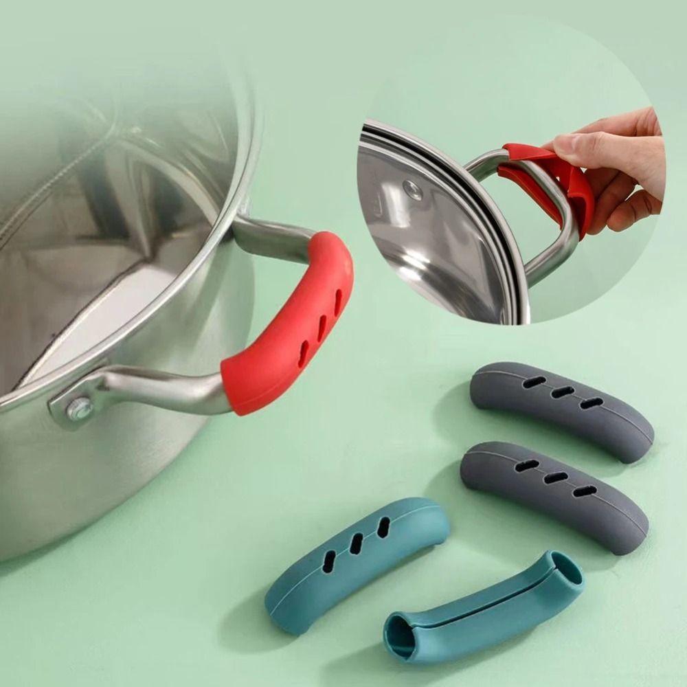 Heat Resistant Pot Ear Cover Wear Resistance Pot Ear Clip Pot Pan Lids Pot Handle Cover Home