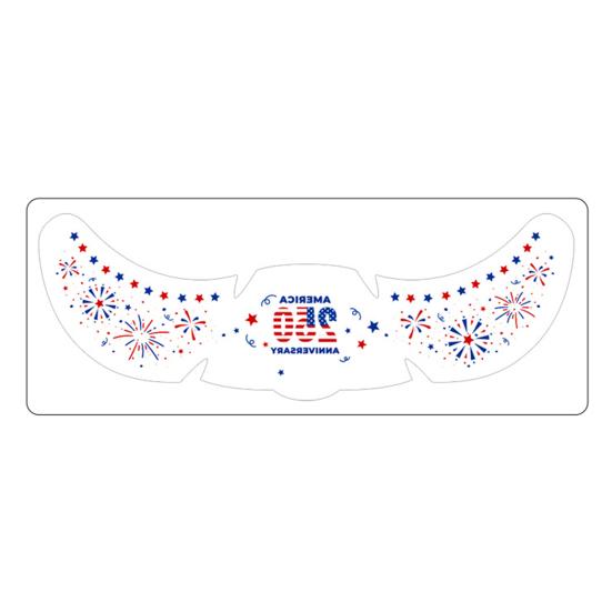 Waterproof Freckle Tattoos Stickers, USA Flag Face Stickers for Independence Day, Patriotic Temporary Body Art for Women Girls, Party Makeup