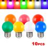 10pcs E27 LED Lamp LED Bulb 3W 1W G45 AC 220V Light Bulb Cold Warm White More Color Lampada LED Spotlight Bombilla Home Decor Small Light Bulb