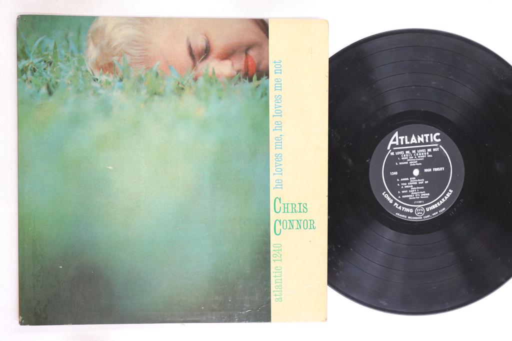 LP Record CHRIS CONNOR - He Loves Me, He Loves Me Not 1240 ATLANTIC 1956 US Jazz Used