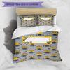 3pcs Duvet Cover Set (1*Duvet Cover + 2*Pillowcase, Without Core), Minions Print Bedding Set, Bedroom Decor, All‑Season, Birthday Gift
