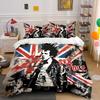 Sex Pistols Панк-рок Постельное белье Комплект пододеяльника Наволочки  (1 * Пододеяльник 2 * Наволочки, без одеяла)