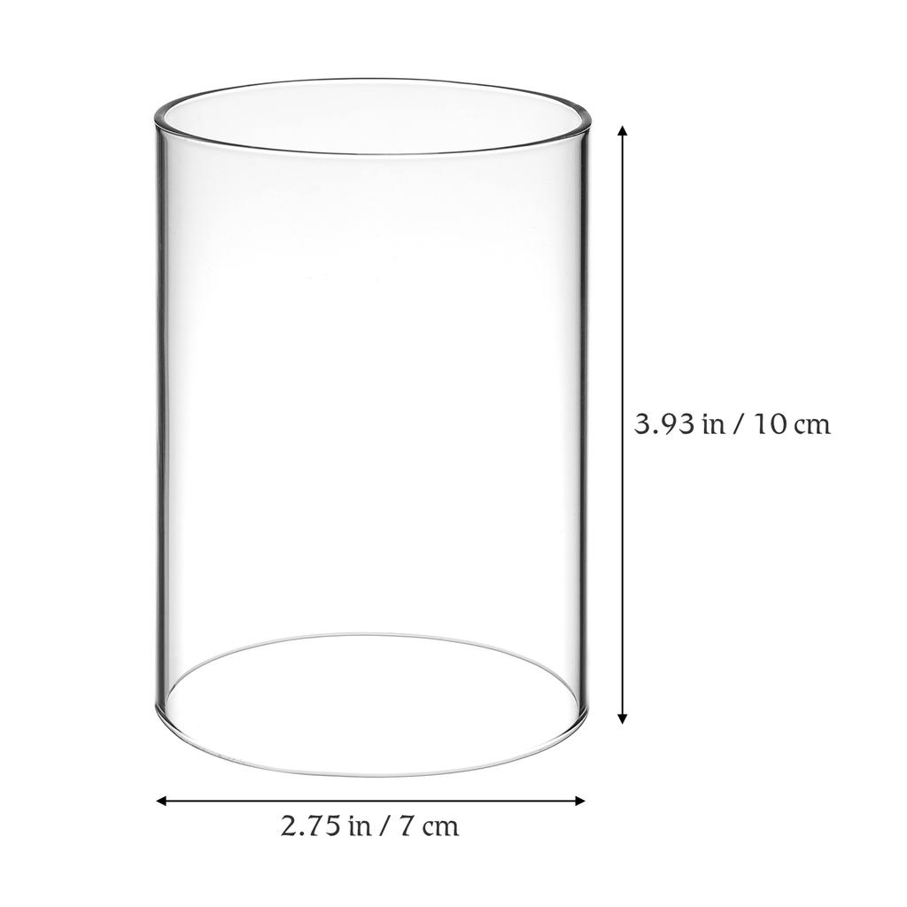 2 шт. подсвечники абажур лампа открытый конец трубчатые абажуры прозрачный поставка столовая светильник приспособление