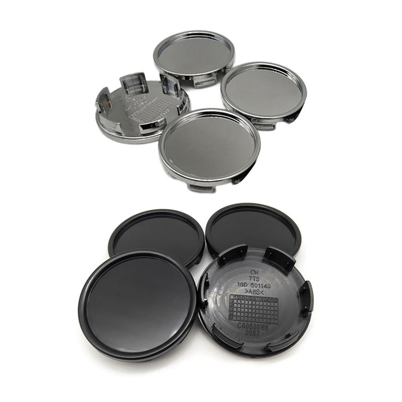 4Pcs 58Mm Abs Wheel Center Cap Hub Cover Car Wheel Tire Rims Center Hub Caps