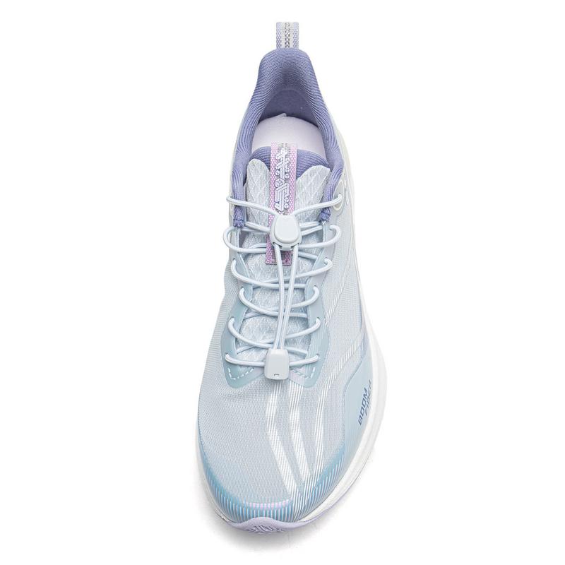 Li Ning Kids Chitu 8 Pro Comfortable Versatile Shock Absorbing Durable Rebound Low Top Running Shoes Kids Running Shoes Blue YKFV154-2