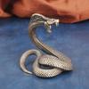 Декоративная фигурка кобры из цельной латуни, двенадцать змей зодиака, медная скульптура, настольное украшение в китайском стиле, старинная медная посуда оптом.