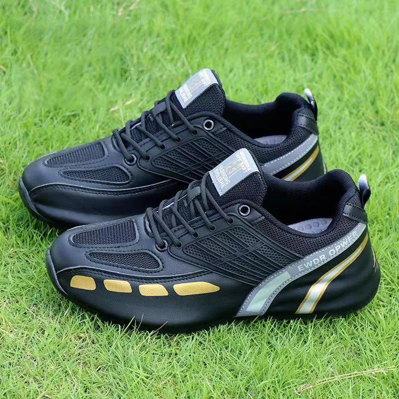 Men's Casual Vulcanized Shoes Fashion Luxury Sneakers Flat Shoes for Man Thick-soled Height-increasing  Shoes Big Size