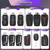 Silver Edge Key Case for Toyota Models: Corolla, RAV4, Camry, Vios, Highlander