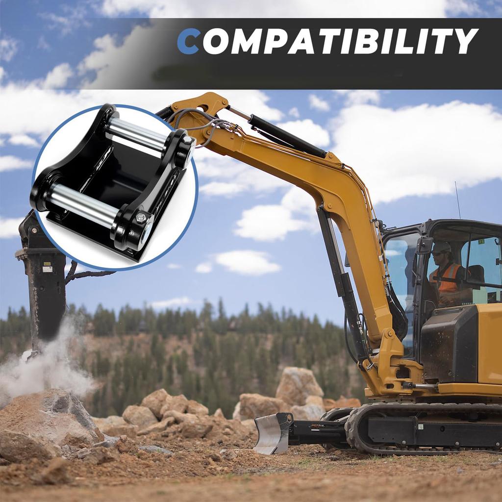 2 шт. Ухо ковша для замены для мини-экскаваторов CAT 305 306 Марганцевая сталь Крепление уха ковша с пальцами и винтами