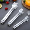 Stainless Steel Practicability Food Tong Heat Insulation Comfortable To Grip Versatile Bread Clip Kitchen Supplies