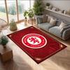 Middlesbrough FC Soccer Football Pattern Soft Area Rug Non Slip Indoor Floor Carpet Sports Decor Mat for Bedroom